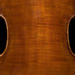Detail des Boden der Gasparo da Salo Viola